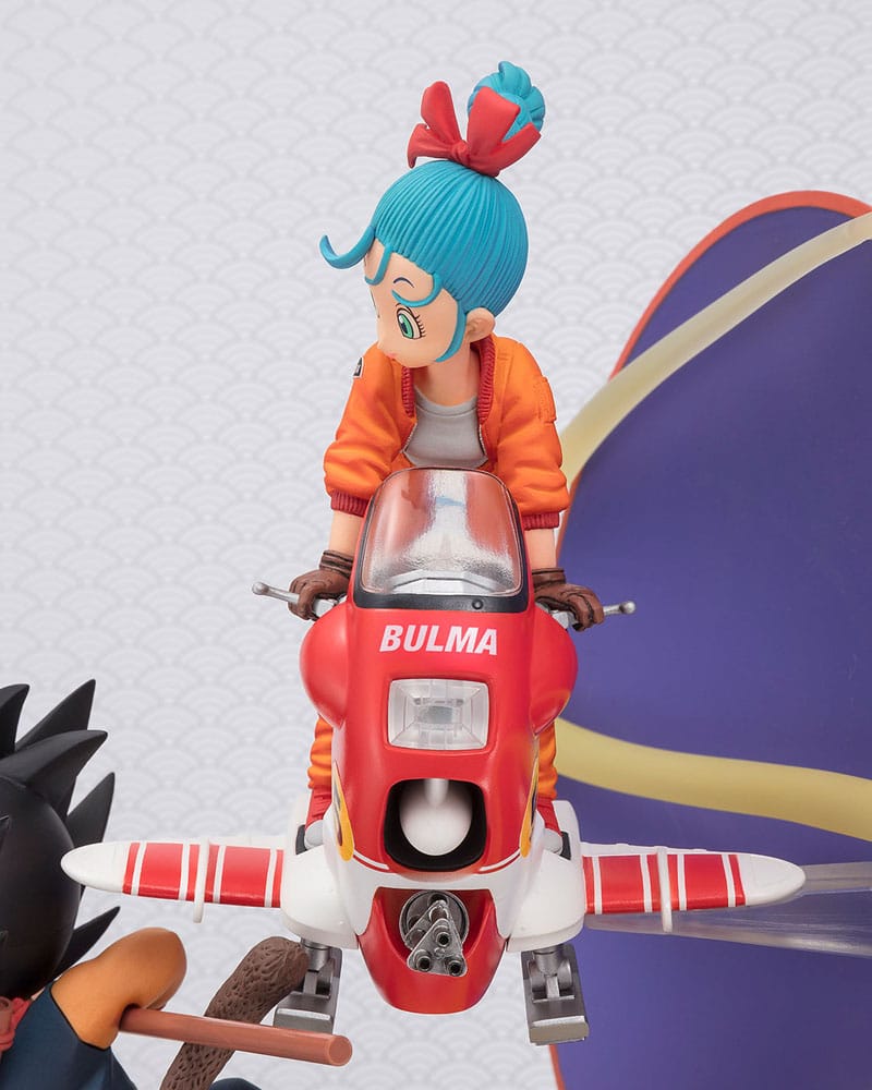SU ORDINAZIONE Dragon Ball Figuarts ZERO PVC Statue Son Goku & Bulma 18 cm         