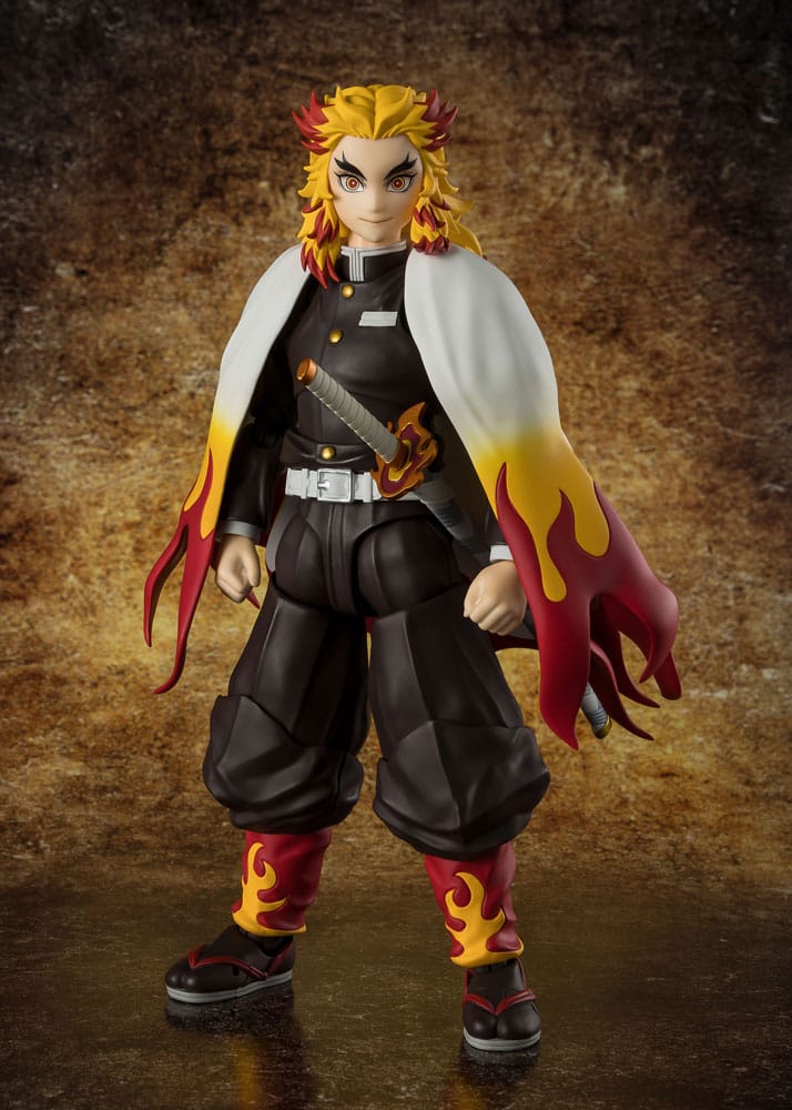 AUF BESTELLUNG Dämonentöter: Kimetsu no Yaiba SHFiguarts Actionfigur Kyojuro Rengoku 15 cm AUSVERKAUFT