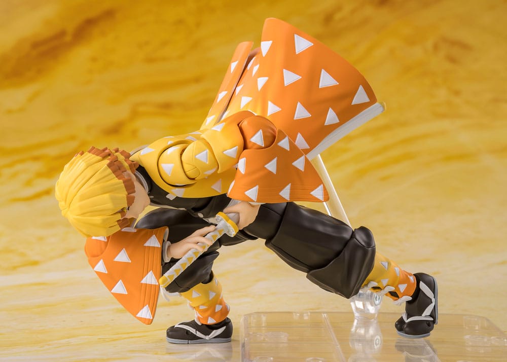 PREORDINE+ CHIUSO 05/2027 Demon Slayer: Kimetsu no Yaiba S.H. Figuarts Action Figure Zenitsu Agatsuma 14 cm