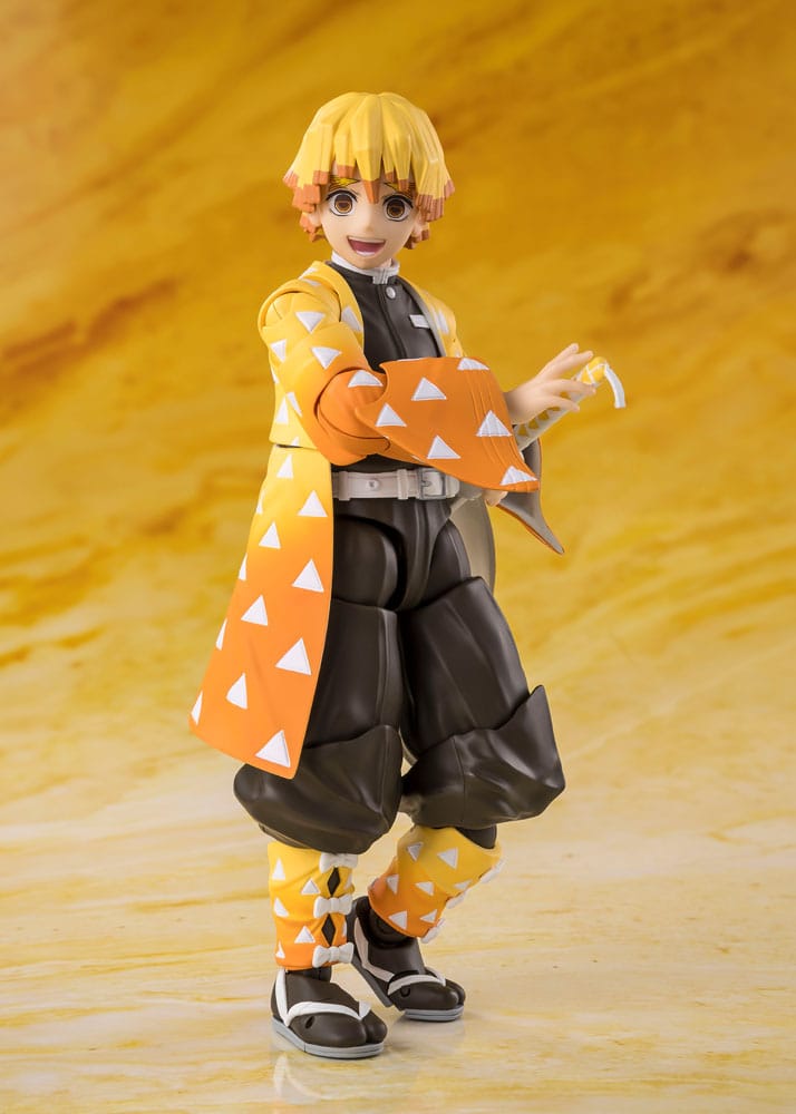 PREORDINE+ CHIUSO 05/2027 Demon Slayer: Kimetsu no Yaiba S.H. Figuarts Action Figure Zenitsu Agatsuma 14 cm