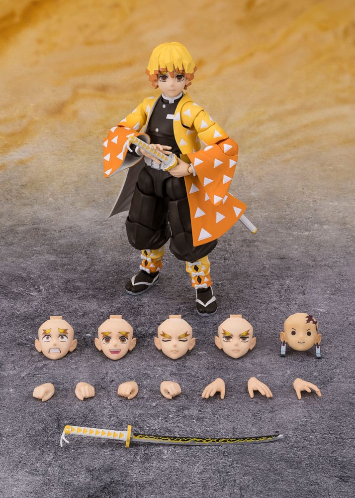 PREORDINE+ CHIUSO 05/2027 Demon Slayer: Kimetsu no Yaiba S.H. Figuarts Action Figure Zenitsu Agatsuma 14 cm