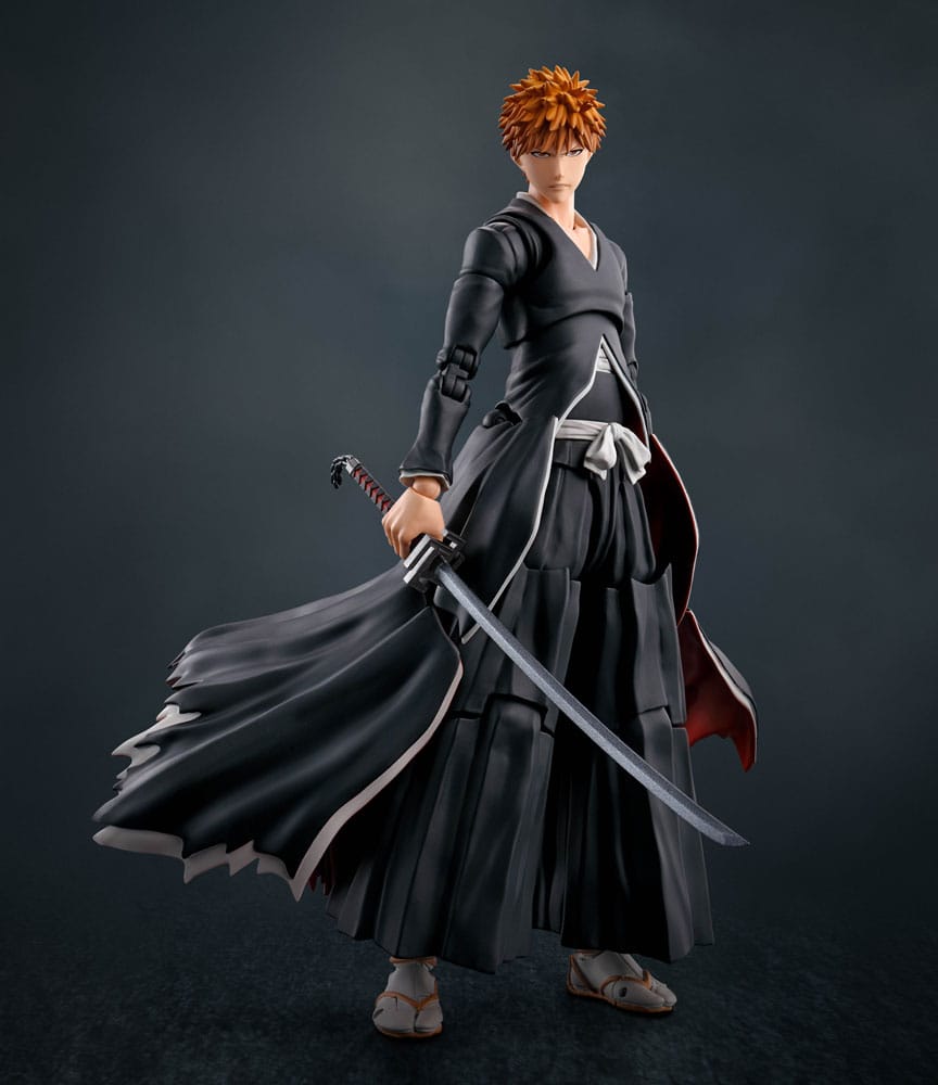SU ORDINAZIONE Bleach S.H. Figuarts Action Figure Ichigo Kurosaki Getsugatensho 16 cm