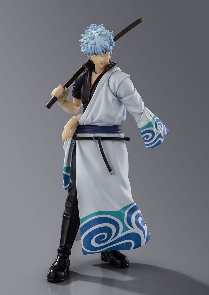 SU ORDINAZIONE Gintama S.H.Figuarts Action Figure Sakata Gintoki 15 cm ESAURITO