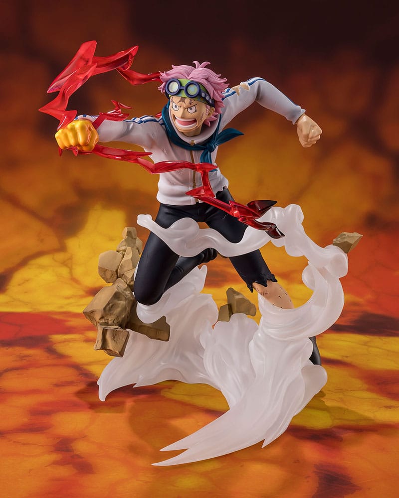 SU ORDINAZIONE One Piece Figuarts ZERO Extra Battle PVC Statue Koby Honesty Impact 19 cm       