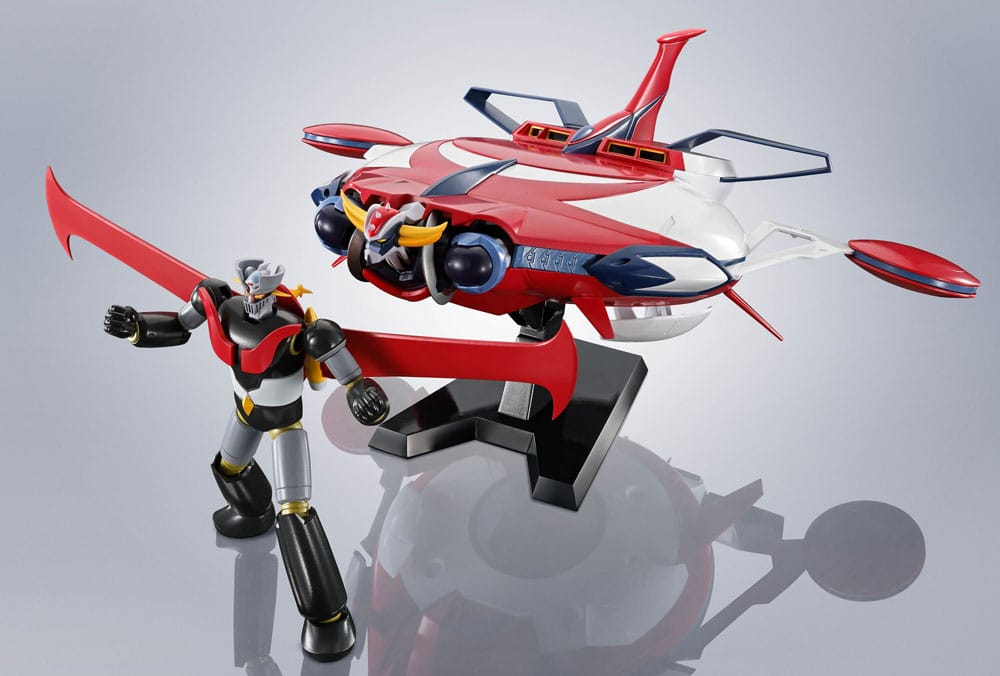Auf Bestellung gefertigte Grendizer U Robot Spirits Actionfiguren Spazer Side Super 15 cm