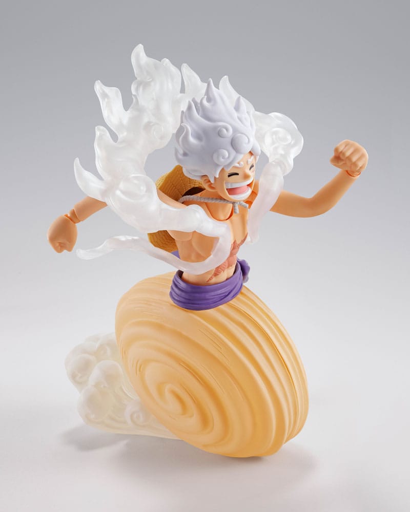 PREORDINE+ 01/2026 One Piece S.H.Figuarts Action Figure Monkey D. Luffy Gear 5 -Future Island Egghead- 15 cm