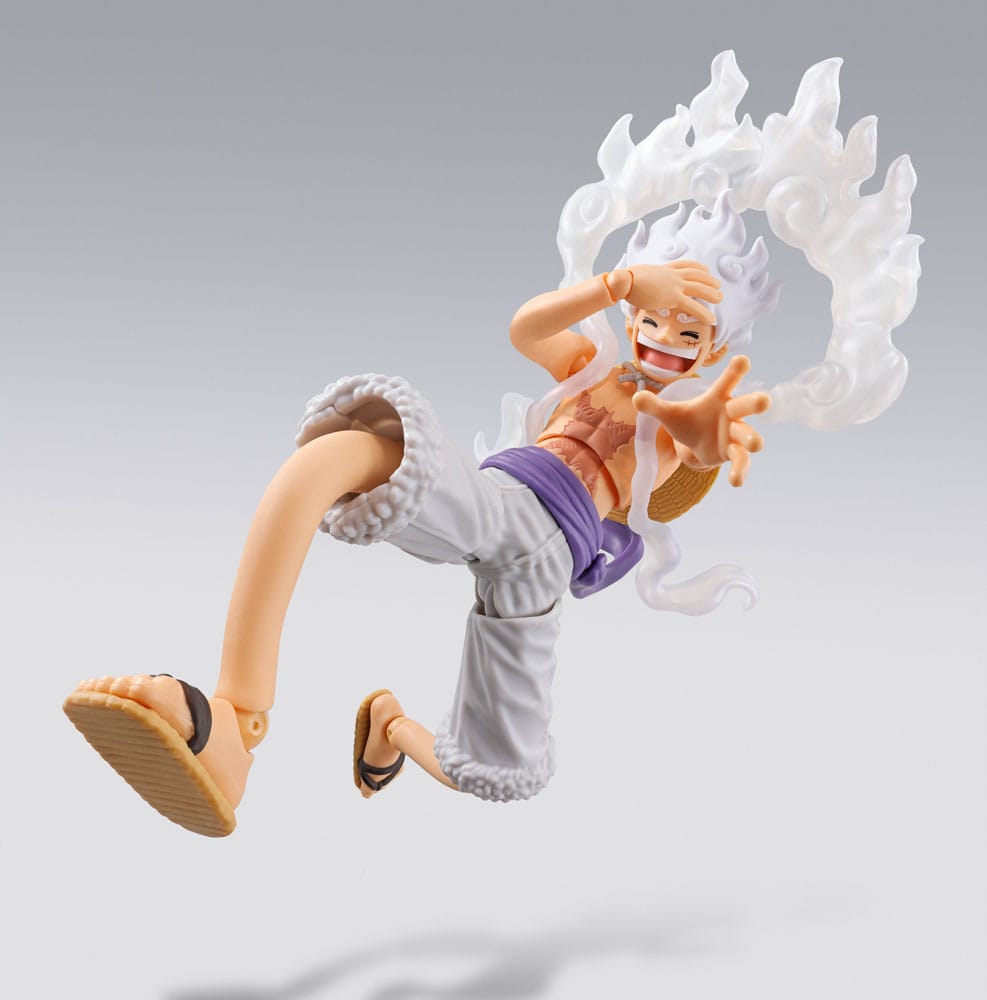 PREORDINE+ 01/2026 One Piece S.H.Figuarts Action Figure Monkey D. Luffy Gear 5 -Future Island Egghead- 15 cm
