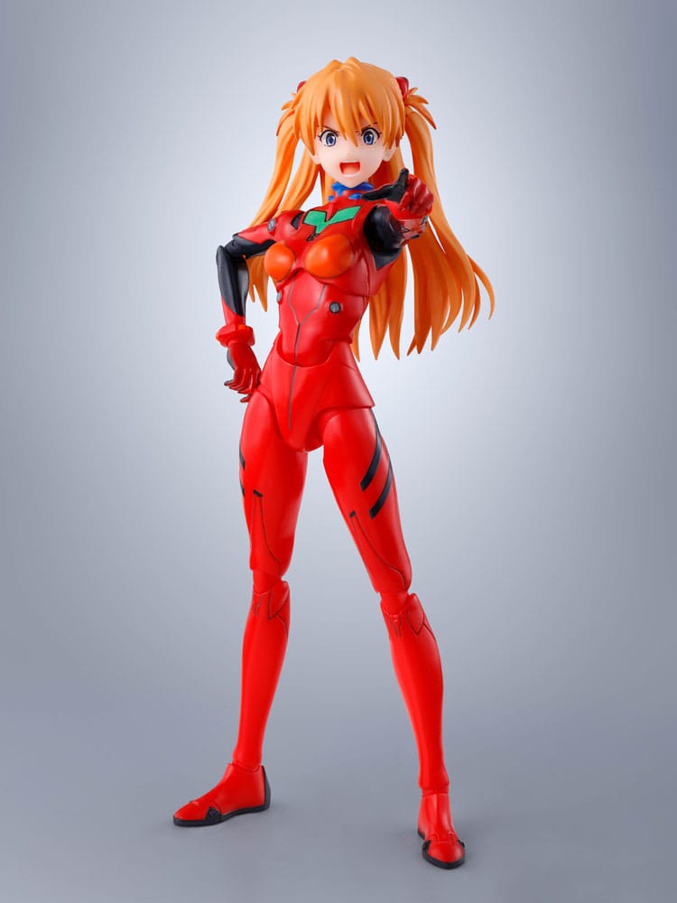 SU ORDINAZIONE Neon Genesis Evangelion S.H.Figuarts Action Figure Asuka Shikigami Langley 14 cm      