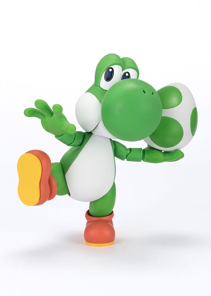 SU ORDINAZIONE Super Mario S.H. Figuarts Action Figure Yoshi 11 cm