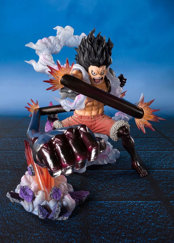 SU ORDINAZIONE One Piece Figuarts ZERO Extra Battle PVC Statue Monkey D. Luffy Gear 4 Snake Man King Cobra 21 cm