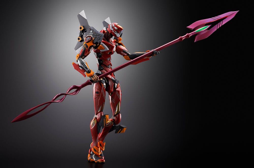 SU ORDINAZIONE Neon Genesis Evangelion Metal Build Action Figure Eva Production Model-02 30th with the Spear of Cassius 22 cm