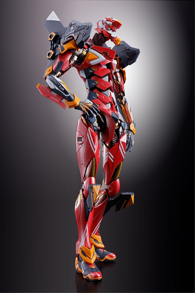 SU ORDINAZIONE Neon Genesis Evangelion Metal Build Action Figure Eva Production Model-02 30th with the Spear of Cassius 22 cm