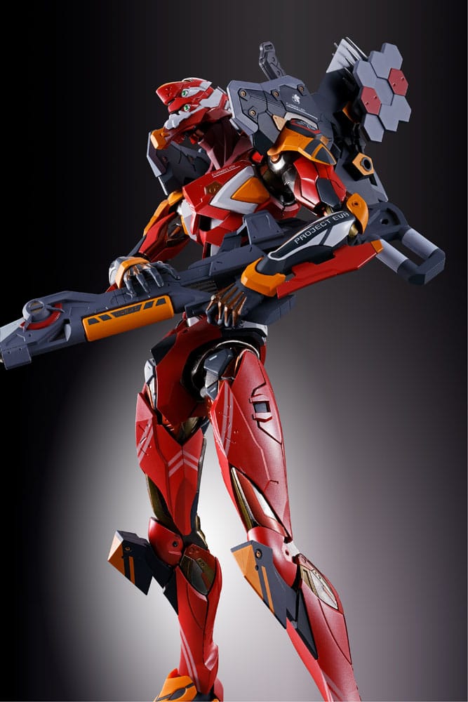 SU ORDINAZIONE Neon Genesis Evangelion Metal Build Action Figure Eva Production Model-02 30th with the Spear of Cassius 22 cm