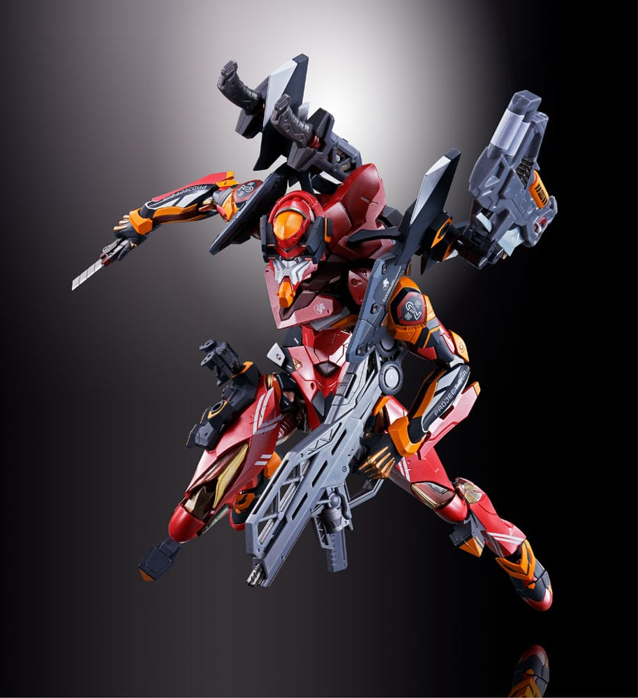 SU ORDINAZIONE Neon Genesis Evangelion Metal Build Action Figure Eva Production Model-02 30th with the Spear of Cassius 22 cm