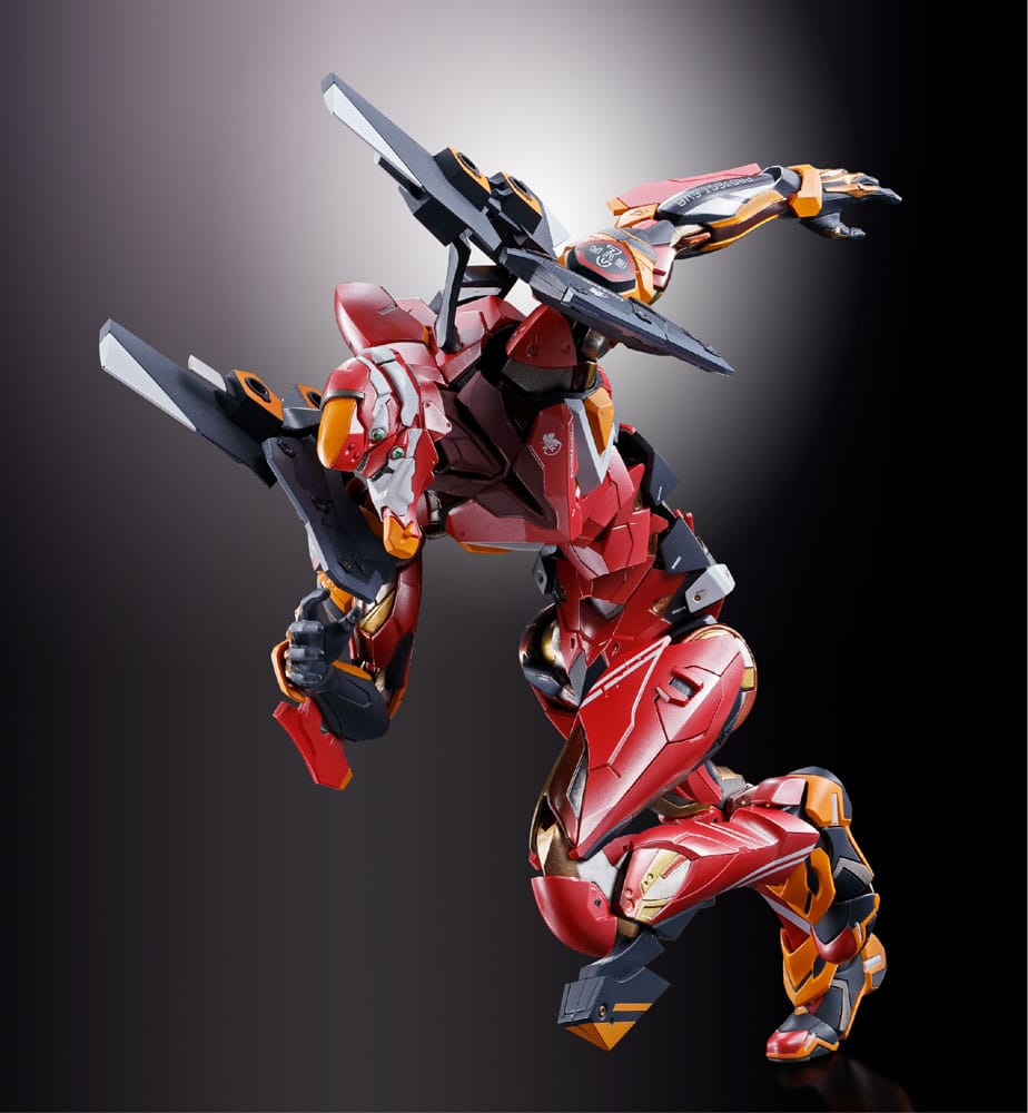 SU ORDINAZIONE Neon Genesis Evangelion Metal Build Action Figure Eva Production Model-02 30th with the Spear of Cassius 22 cm