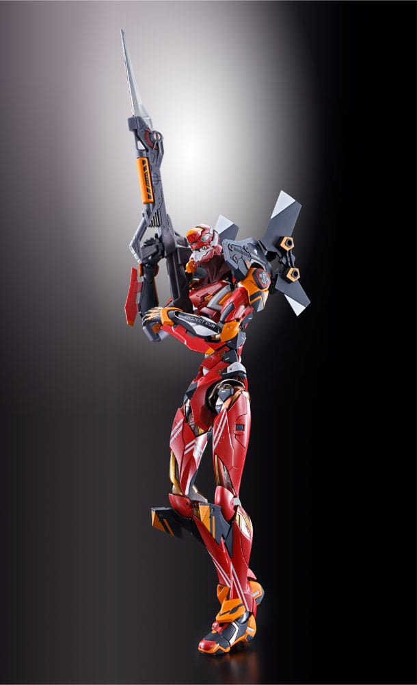 SU ORDINAZIONE Neon Genesis Evangelion Metal Build Action Figure Eva Production Model-02 30th with the Spear of Cassius 22 cm