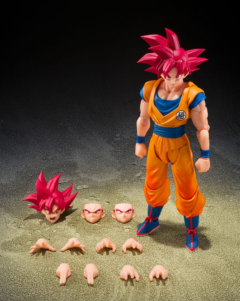 PREORDINE+ 07/2027 Dragon Ball Super S.H.Figuarts Action Figure Super Saiyan God Son Guko (God Aura) 15 cm