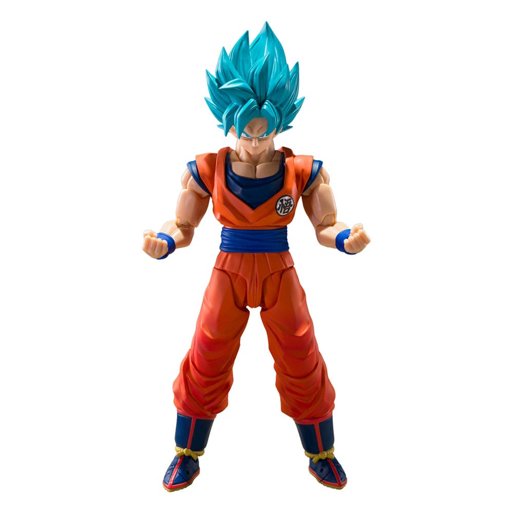 SU ORDINAZIONE Dragon Ball Super S.H.Figuarts Action Figure Super Saiyan God Super Son Guko (Blue power transcending Limits) 15 cm       