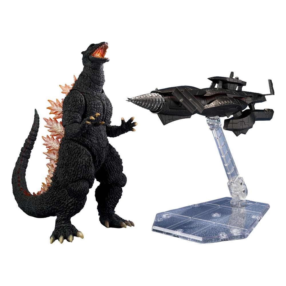 SU ORDINAZIONE Godzilla: Final Wars S.H.MonsterArts Action Figure Godzilla Heat Ray Ver. vs. New Gotengo 16 cm