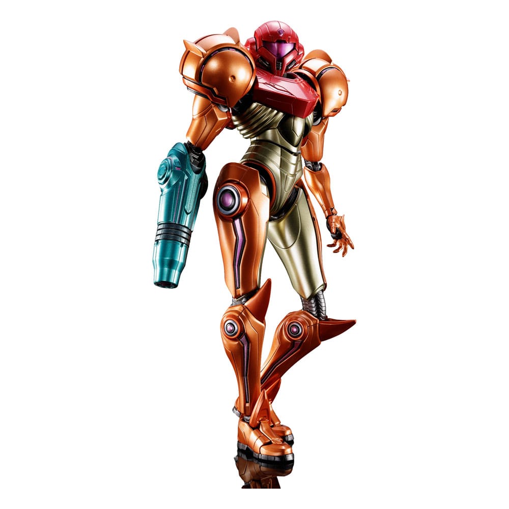 PREORDINE+ 08/2026 (NON CANCELLABILE) Metroid Prime 4: Beyond Diecast Action Figure Samus Aran LED 21 cm