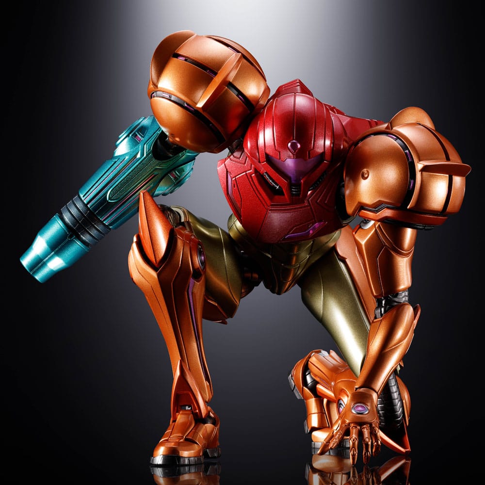 SU ORDINAZIONE Metroid Prime 4: Beyond Diecast Action Figure Samus Aran LED 21 cm 