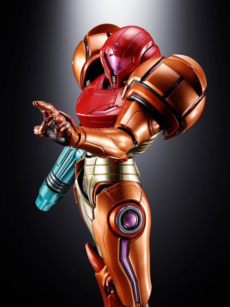 SU ORDINAZIONE Metroid Prime 4: Beyond Diecast Action Figure Samus Aran LED 21 cm 
