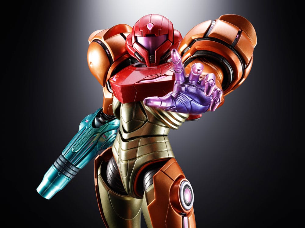 SU ORDINAZIONE Metroid Prime 4: Beyond Diecast Action Figure Samus Aran LED 21 cm 