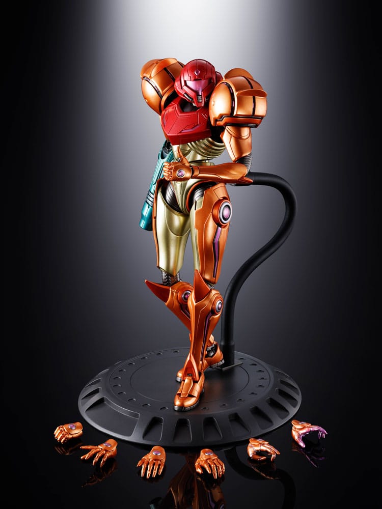SU ORDINAZIONE Metroid Prime 4: Beyond Diecast Action Figure Samus Aran LED 21 cm 