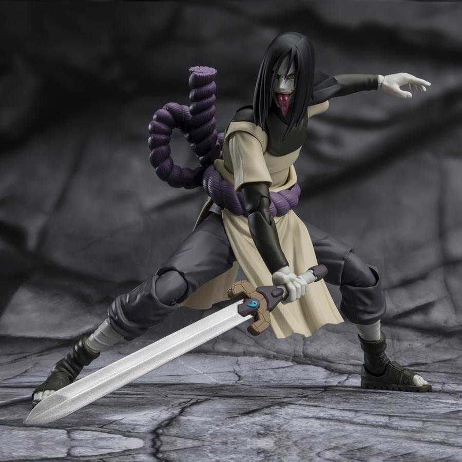 PREORDINE+ 09/2026 Naruto S.H.Figuarts Action Figure Orochimaru - Seeker of Immortality Reissue 15 cm