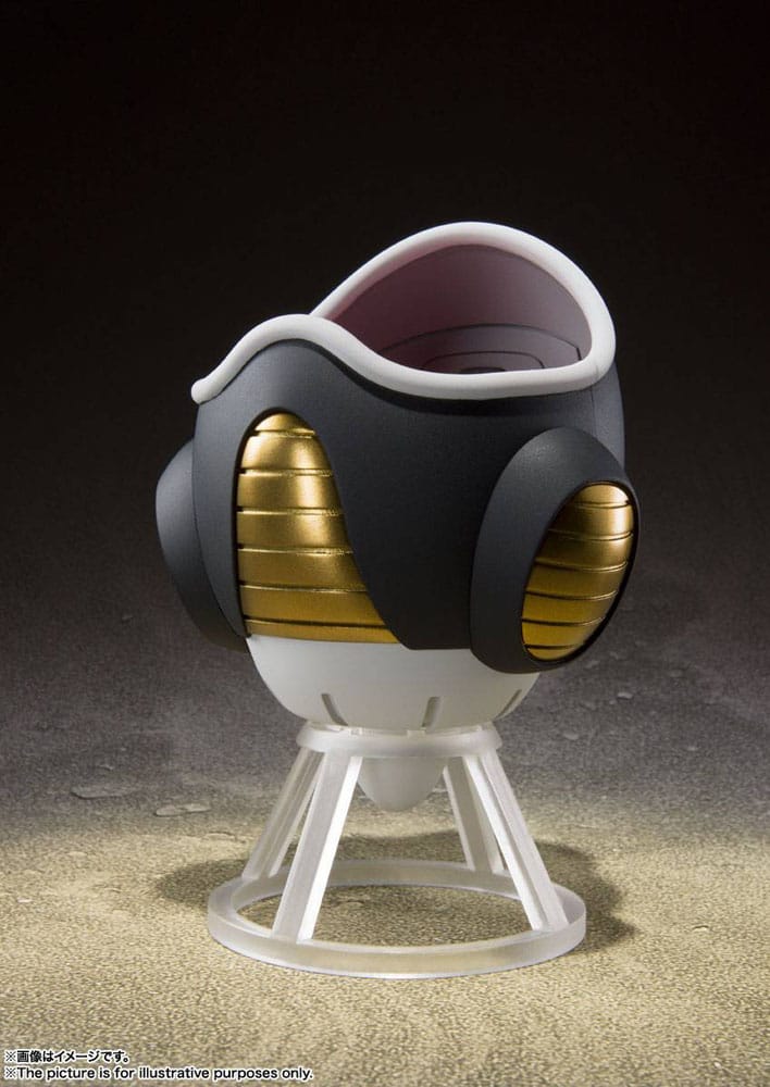SU ORDINAZIONE Dragon Ball Z S.H. Figuarts Action Figure Frieza (First Form) & Frieza Pod Reissue 11 cm
