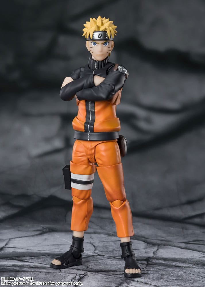 SU ORDINAZIONE Naruto S.H.Figuarts Action Figure Naruto Uzomaki The Jinchuriki entrusted with Hope 15 cm