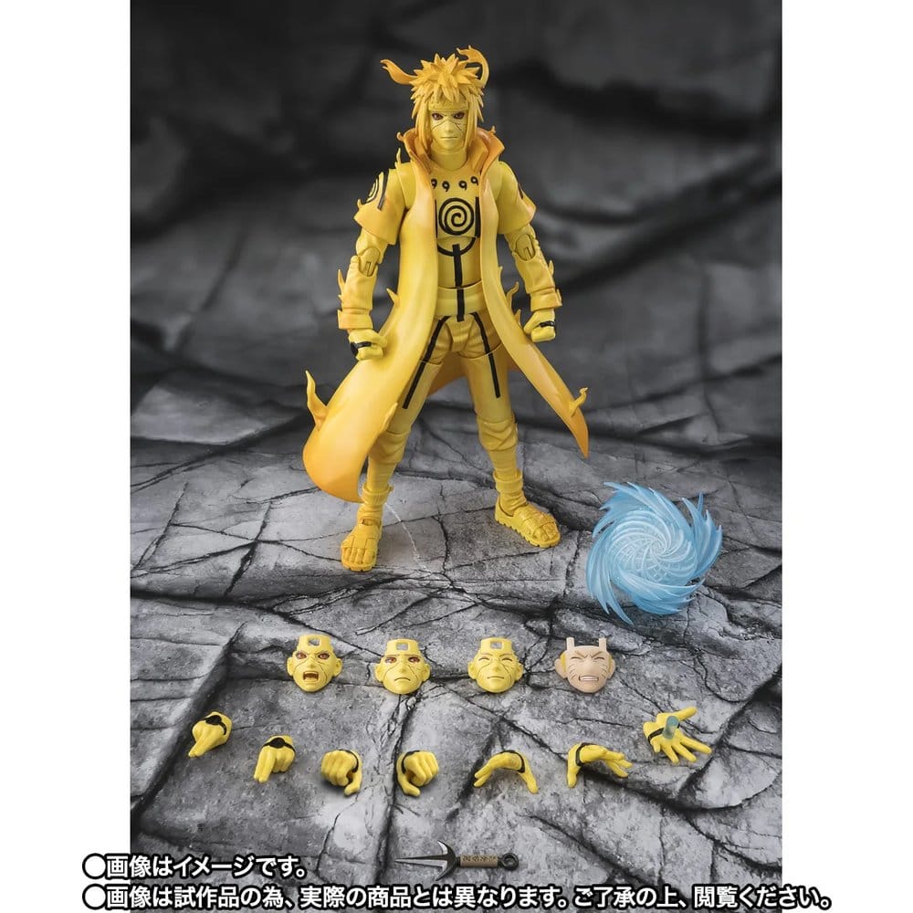 PREORDINE+ 05/2027 Naruto S.H.Figuarts Action Figure Minato Namikaze (Kurama Link Mode) -Bond of Light That Shatters Darkness- 15 cm