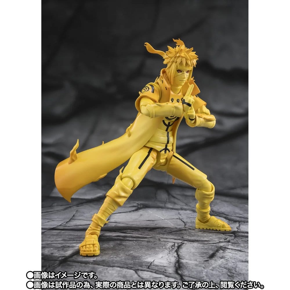 PREORDINE+ 05/2027 Naruto S.H.Figuarts Action Figure Minato Namikaze (Kurama Link Mode) -Bond of Light That Shatters Darkness- 15 cm