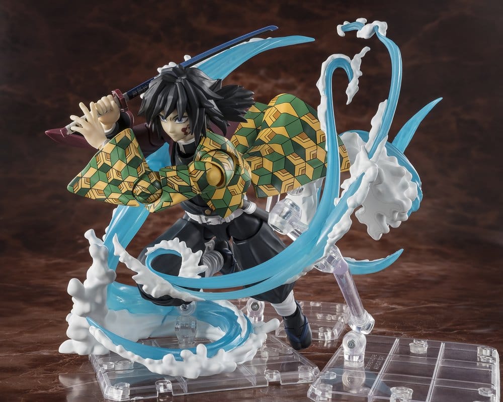 PREORDINE+ 01/2027 Demon Slayer: Kimetsu no Yaiba S.H. Figuarts Accessory Set Tanjiro Kamado & Giyu Tomioka Water Breathing Option Parts Set