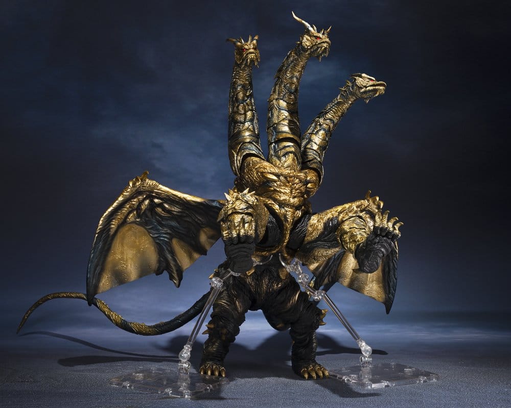 PREORDINE+ 07/2027 Godzilla S.H.MonsterArts Action Figure Kaizer Ghidorah 25 cm
