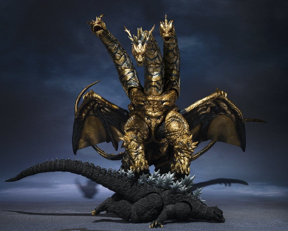 PREORDINE+ 07/2027 Godzilla S.H.MonsterArts Action Figure Kaizer Ghidorah 25 cm