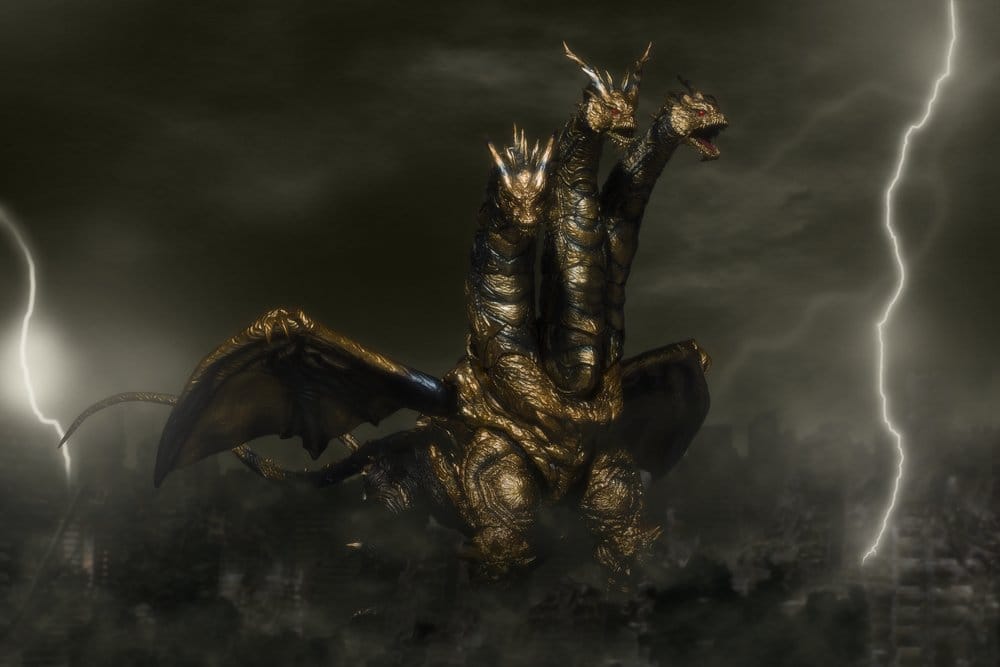 PREORDINE+ 07/2027 Godzilla S.H.MonsterArts Action Figure Kaizer Ghidorah 25 cm
