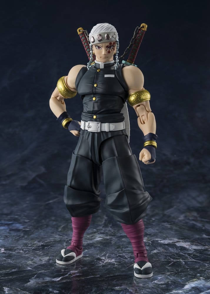 PREORDINE+ 07/2027 Demon Slayer: Kimetsu no Yaiba S.H.Figuarts Action Figure Uzui Tengen 17 cm
