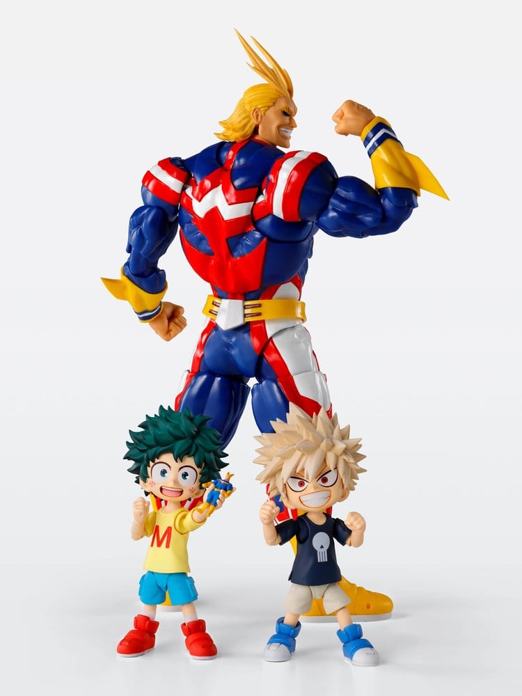 PREORDINE+ 07/2027 My Hero Academia S.H.Figuarts Action Figure Izuku Midoriya & Katsuki Bakugo -Childhood Set- 9 cm