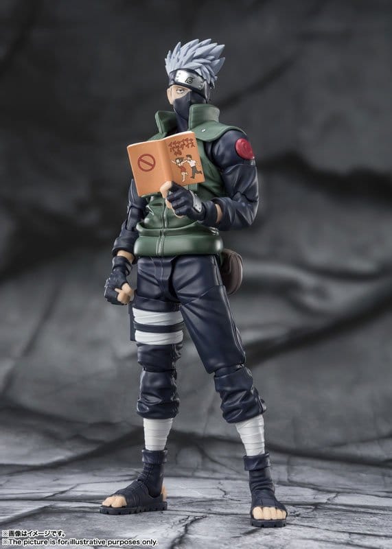 PREORDINE+ 05/2027 Naruto S.H.Figuarts Action Figure Kakashi Hatake -The famed Sharingan Hero- 16 cm