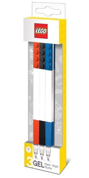 SU ORDINAZIONE LEGO Gel Pens 3-Pack Bricks