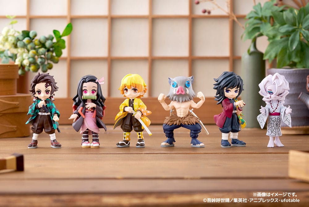 SU ORDINAZIONE Demon Slayer: Kimetsu no Yaiba PalVerse PVC Figures 9 cm Assortment (6)