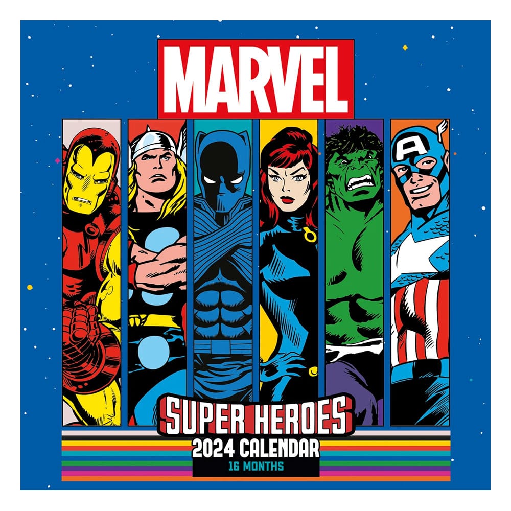 SU ORDINAZIONE Marvel Calendar 2024 Super Heroes *PREZZO SPECIALE* ESAURITO