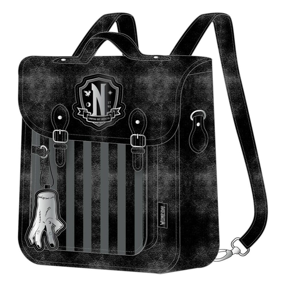 AUF BESTELLUNG HERGESTELLT Wednesday Fashion - Kunstlederrucksack Nevermore *SONDERPREIS*