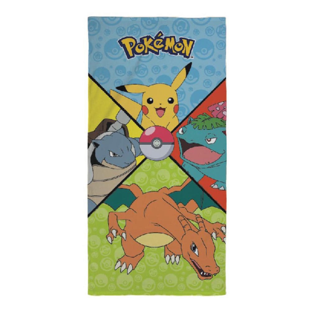 AUF BESTELLUNG HERGESTELLT One Piece Premium Handtuch Starter Pokemon 70 x 140 cm