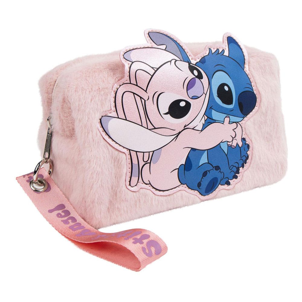 AUF BESTELLUNG Lilo &amp; Stitch Schminktasche Stitch &amp; Angel Pink