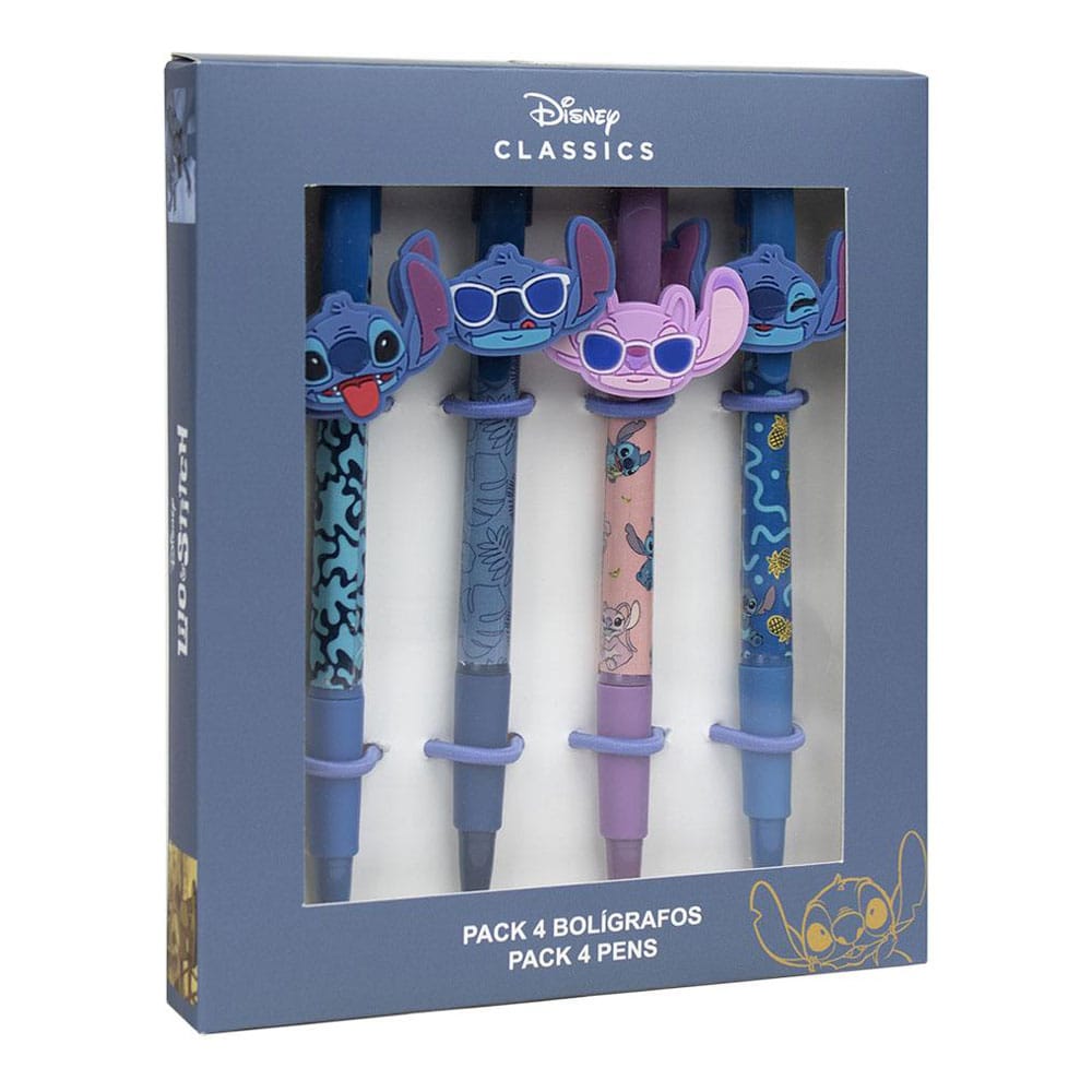 SU ORDINAZIONE Loli & Stitch ball pen 4-Pack