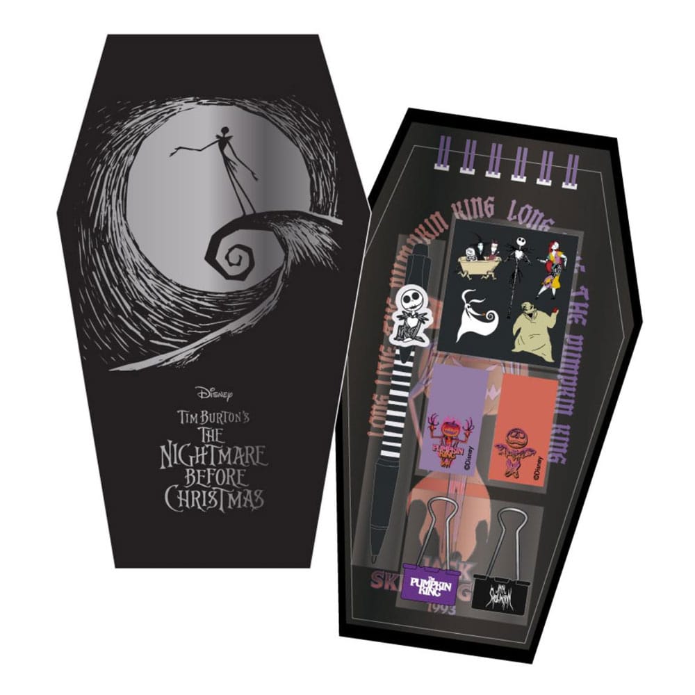 SU ORDINAZIONE Nightmare Before Christmas Stationery - Set 7 pieces ESAURITO