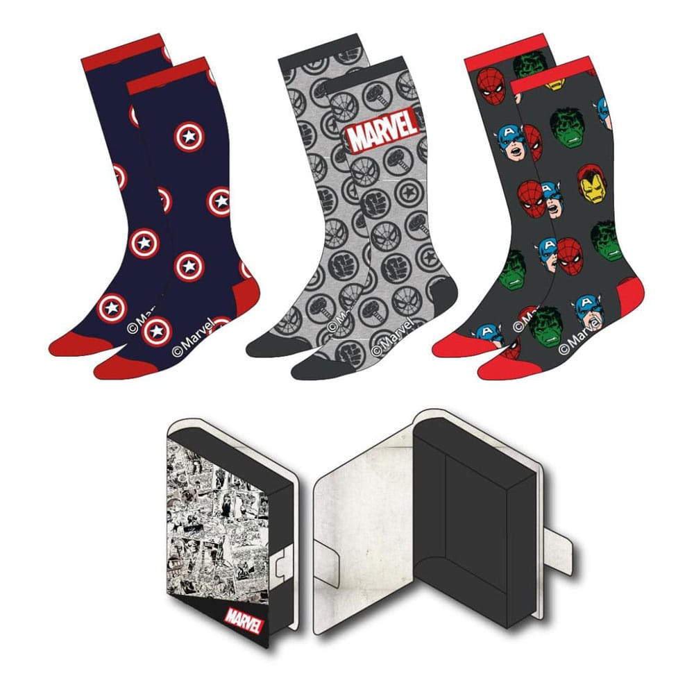 AUF BESTELLUNG Marvel Socken 3er-Pack 38-45