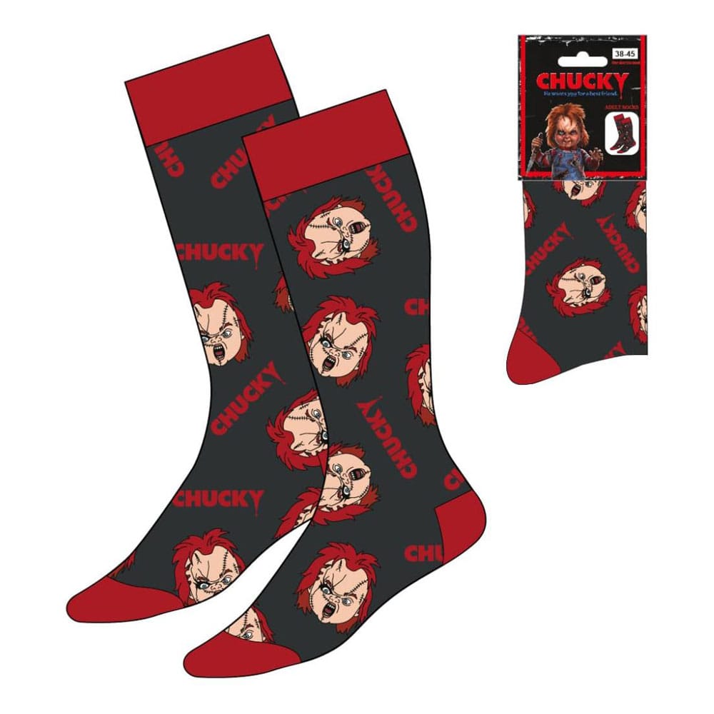 SU ORDINAZIONE Chucky (Child´s Play) Socks Chucky Angry 38-45